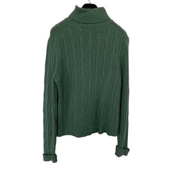 Green Turtleneck Sweater - Picture 6 of 7